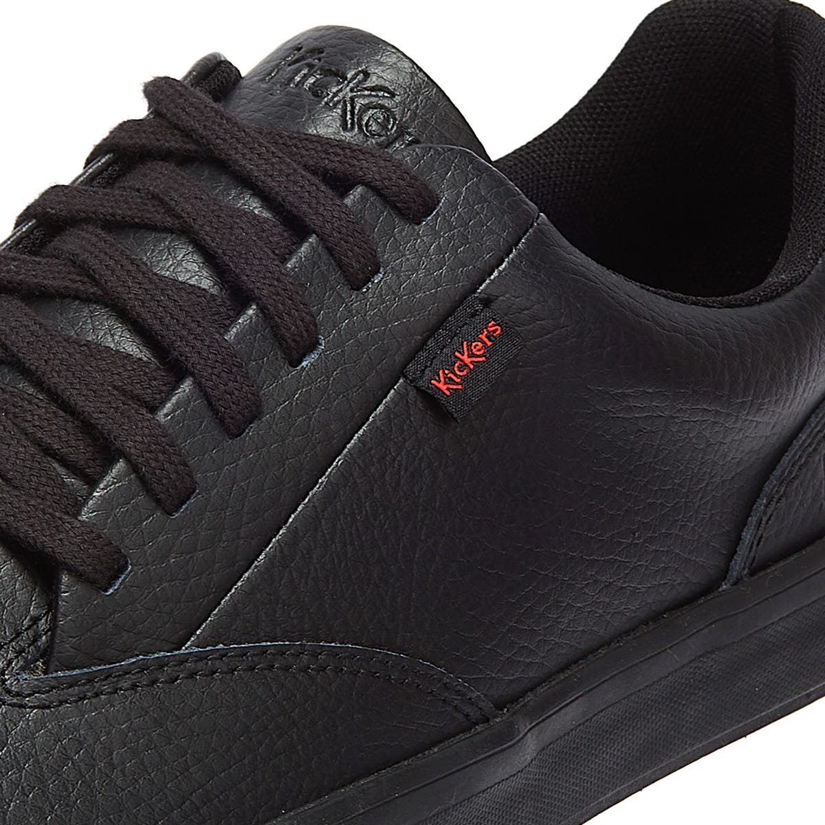 Kickers Tovni Tumble Leather Men Black Shoes