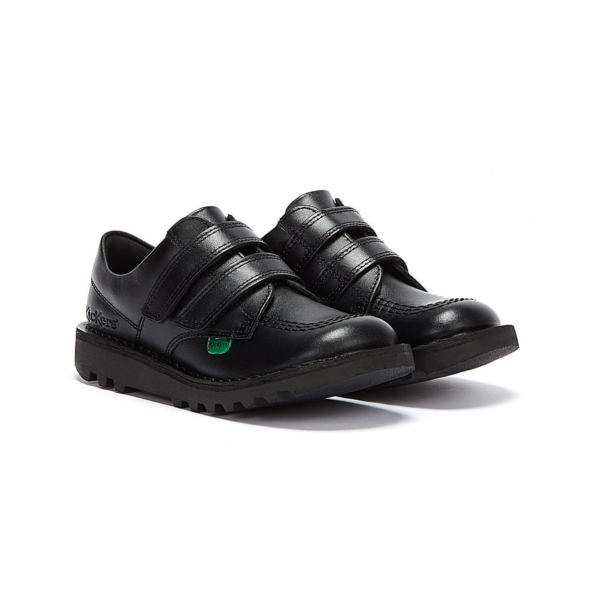 Kickers Junior Kick Lo Velcro Noir