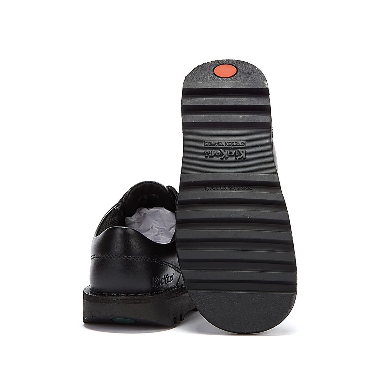 Kickers Junior Kick Lo Velcro Noir
