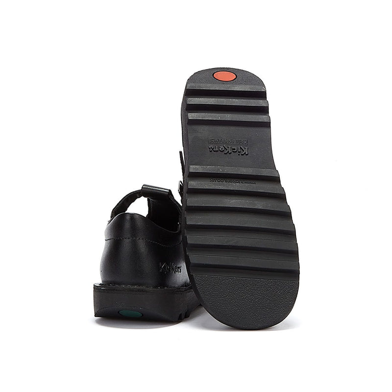 Kickers Kick T Junior Chaussures en cuir noir