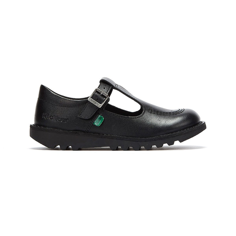 Kickers Kick T Junior Chaussures en cuir noir