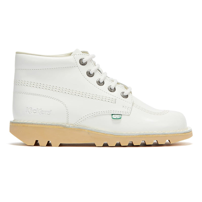 Kickers Kick Hi Bottes en cuir blanc