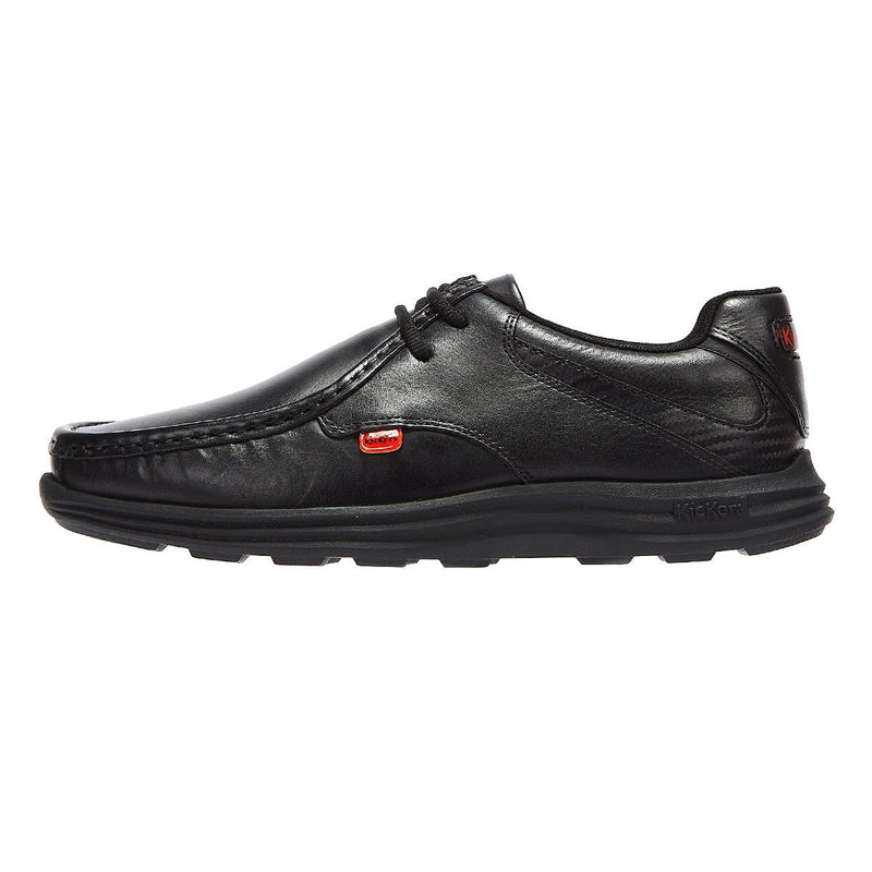 Kickers Reasan Lace Chaussures en cuir pour hommes noir