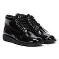 Kickers Kick Hi Bottes vernies noires pour femmes