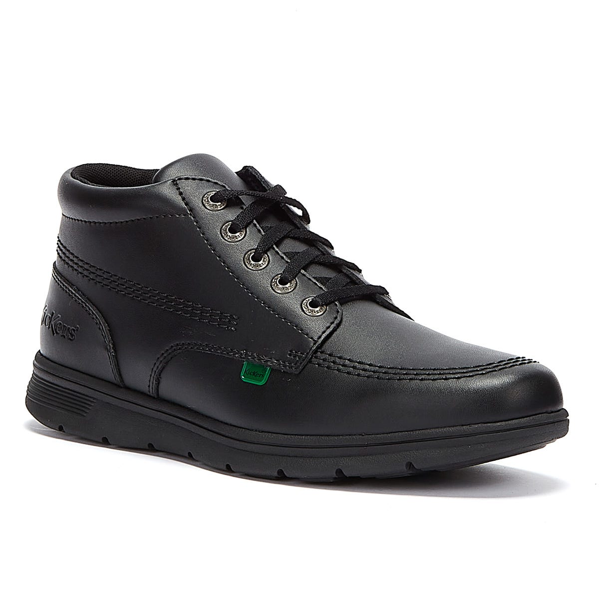 Kickers Kelland Lace Hi Bottes en cuir noir