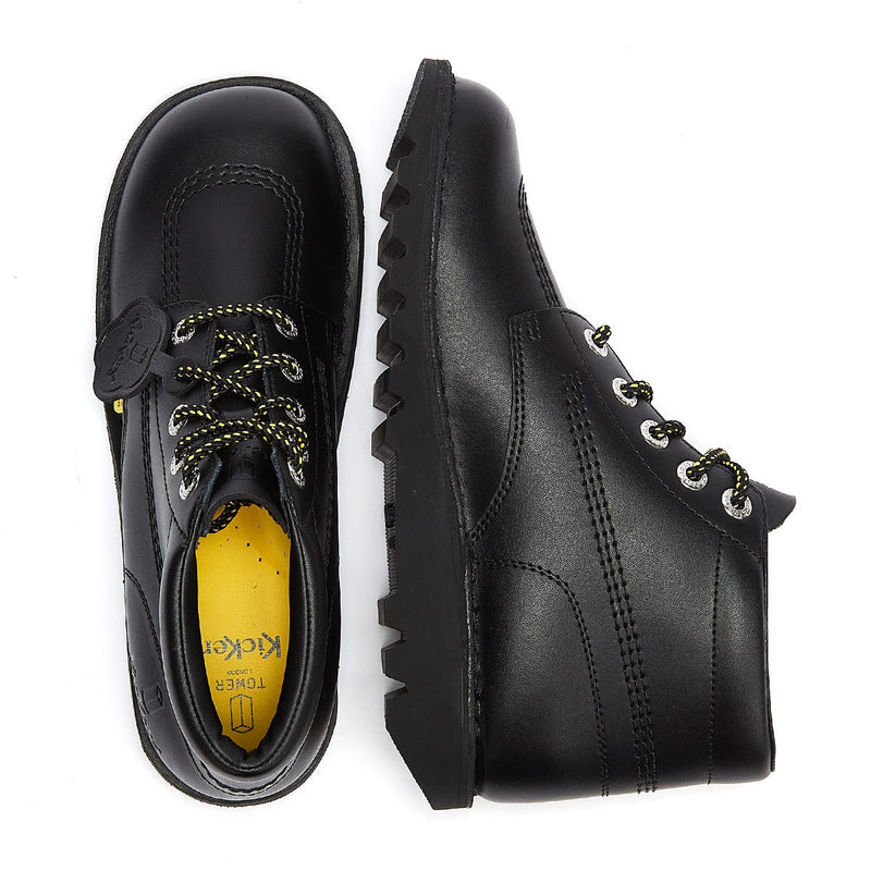 Tower x Kickers Kick Hi Mens Black Boots