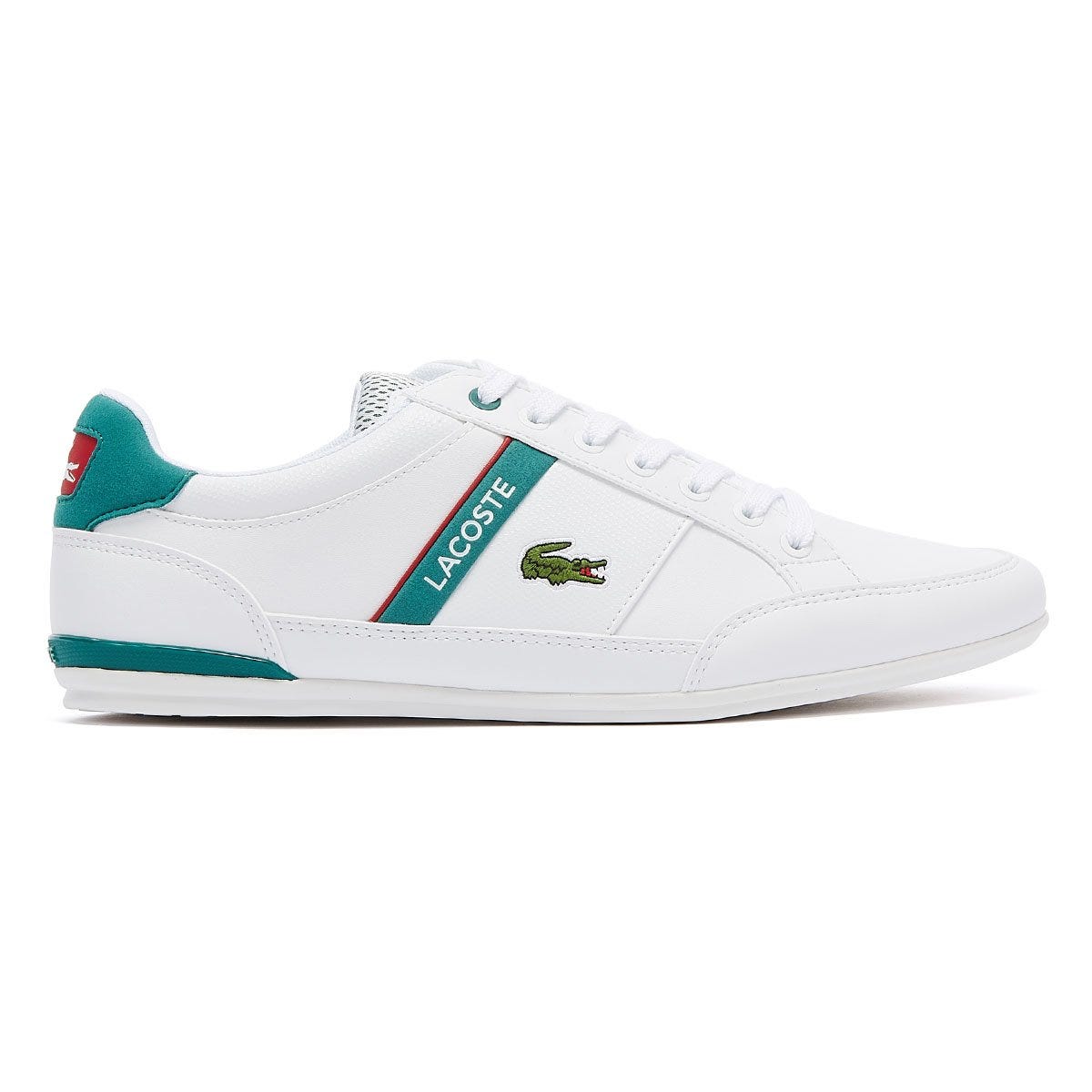 Lacoste Chaymon 120 1 Mens White / Green Trainers