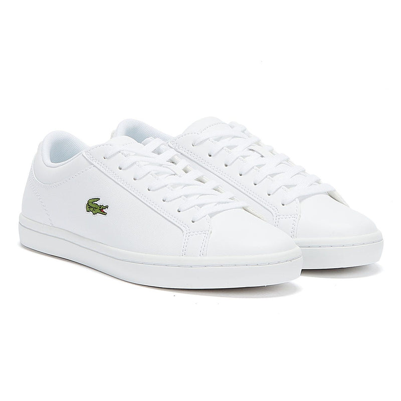 Lacoste Womens White Straightset BL1 SPW Trainers