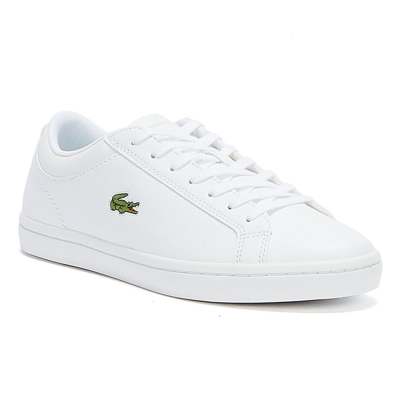 Lacoste Womens White Straightset BL1 SPW Trainers