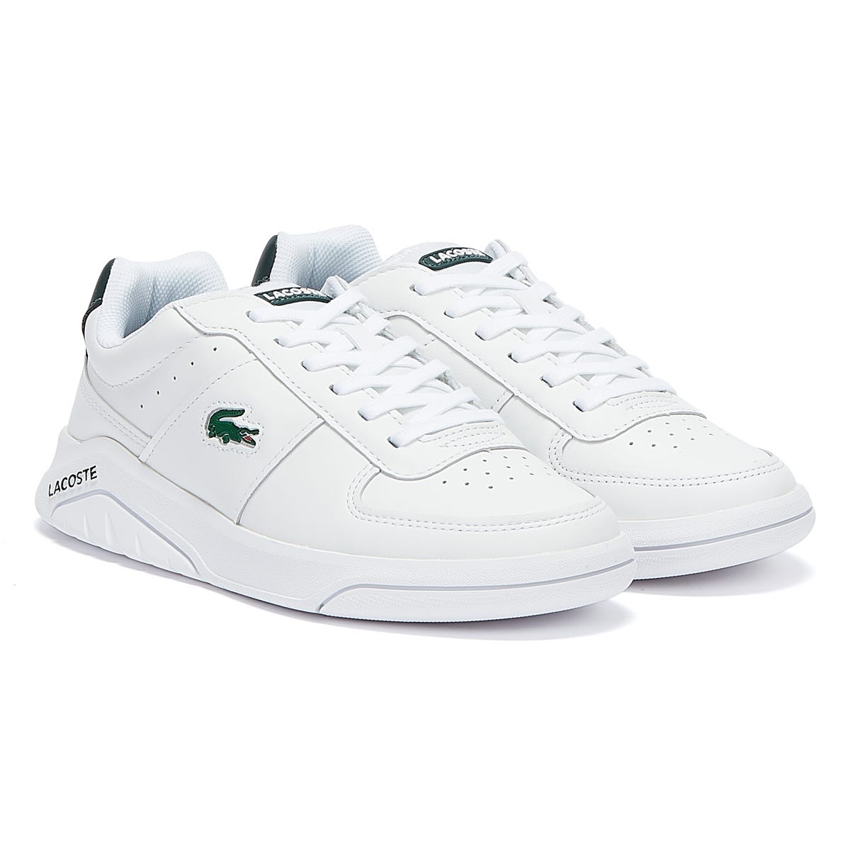 Lacoste Game Advance 721 2 Mens White / Green Trainers