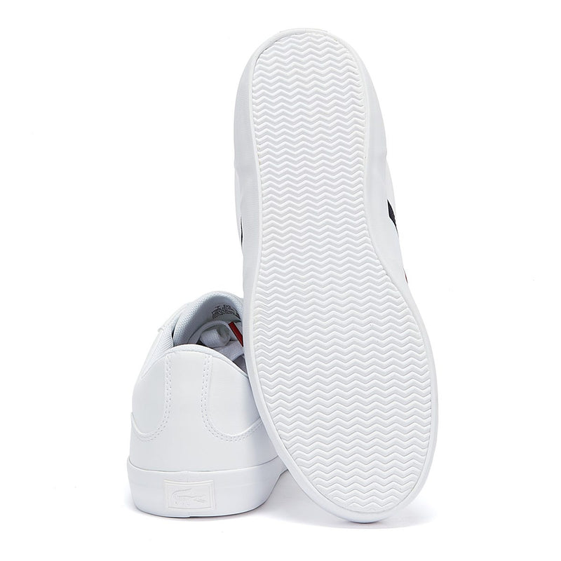 Lacoste Lerond Tri 1 Mens White / Navy / Red Trainers