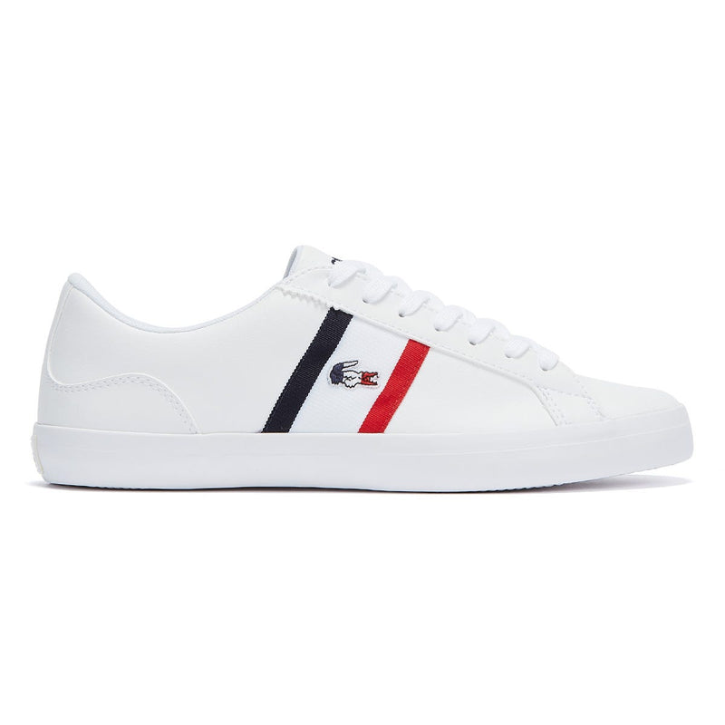 Lacoste Lerond Tri 1 Mens White / Navy / Red Trainers