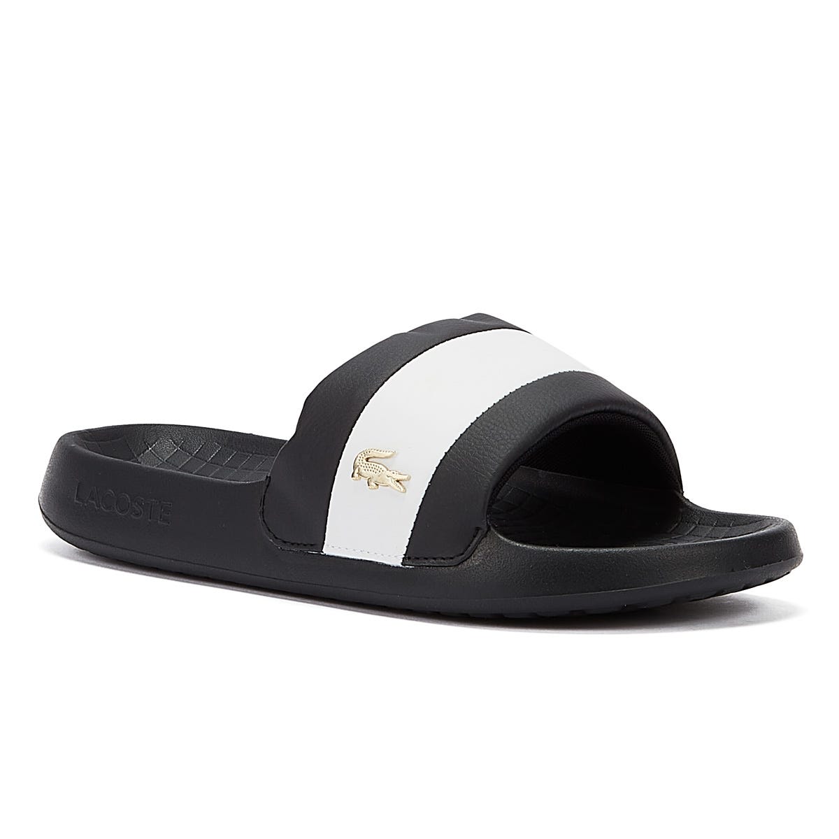Lacoste Serve Hybrid Womens Black/White Slides