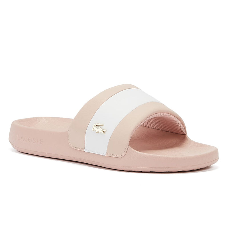 Lacoste Serve Hybrid Womens Natural/White Slides