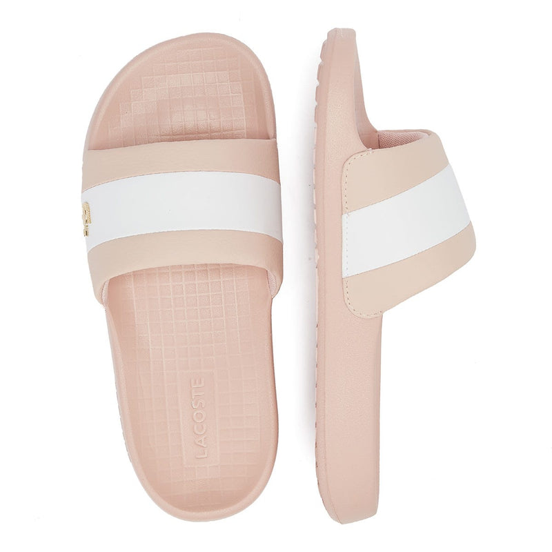 Lacoste Serve Hybrid Womens Natural/White Slides