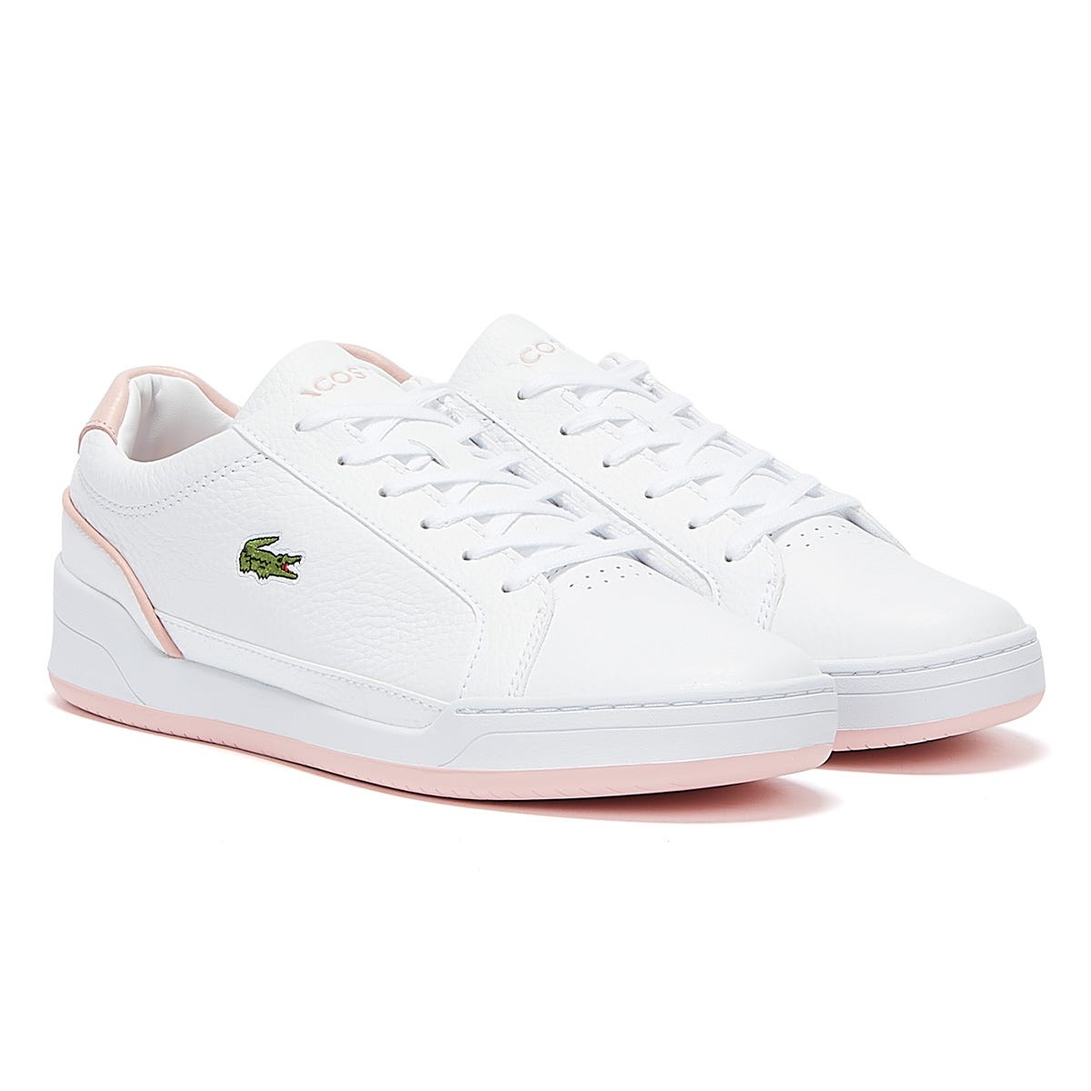 Lacoste Challenge 721 1 Womens Blanc / Rose Clair Trainers