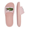 Lacoste Croco Slides Womens Pink Sandals