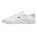 Lacoste GripShot Womens White / Light Pink Trainers