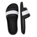 Lacoste Croco Slide 120 3 Womens Black / White Slides
