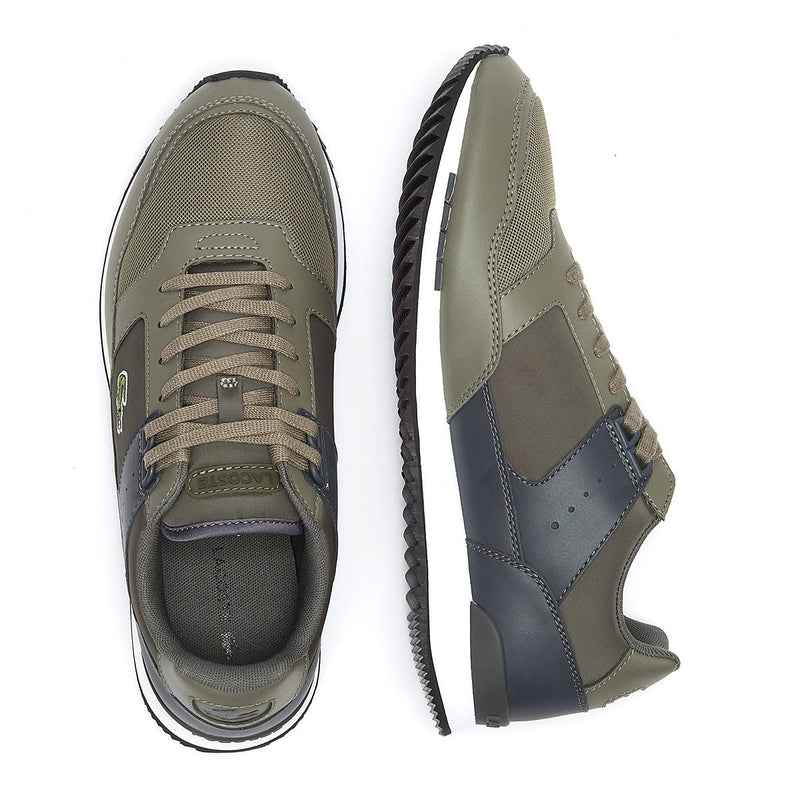 Lacoste Partner Piste Mens Khaki Trainers