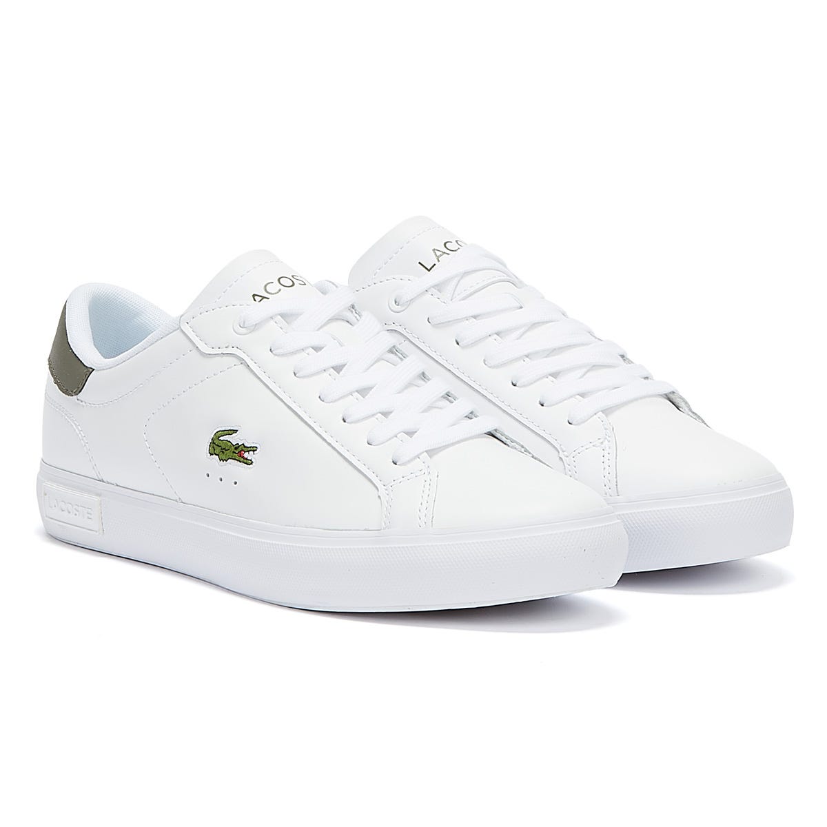 Lacoste Powercourt Mens White Trainers