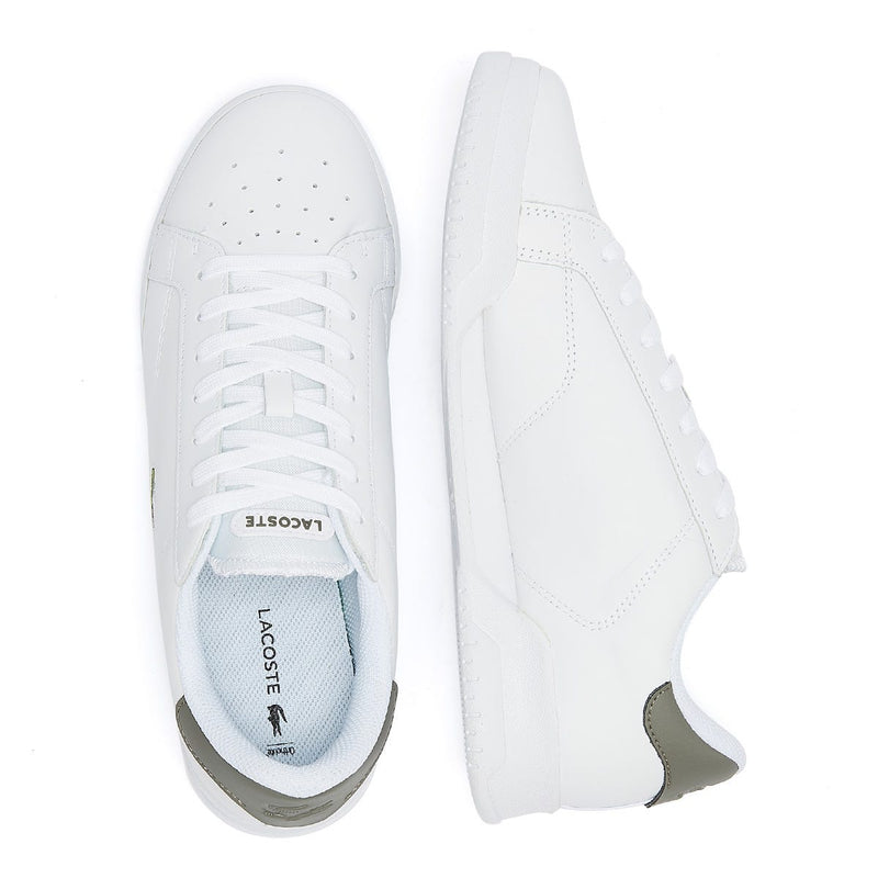 Lacoste Twin Serve Mens White / Khaki Trainers
