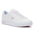 Lacoste Powercourt SFA Womens White Leather Trainers