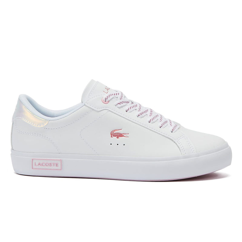 Lacoste Powercourt SFA Womens White Leather Trainers