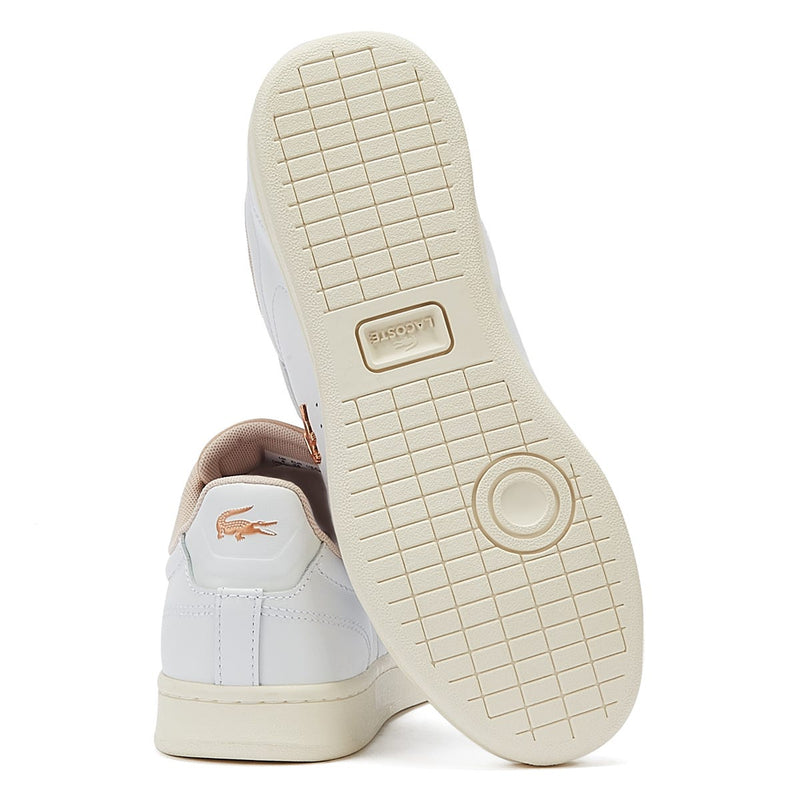Lacoste Carnaby SFA Womens White/Off White Leather Trainers