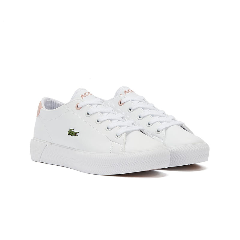 Lacoste Gripshot 121 1 Kids White / Light Pink Trainers