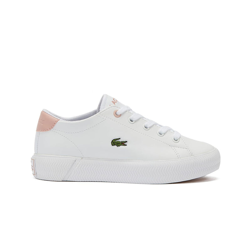 Lacoste Gripshot 121 1 Kids White / Light Pink Trainers