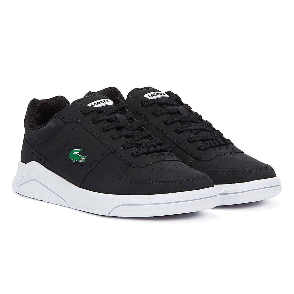 Lacoste Game Advance 0722 2 Mens Black/White Trainers
