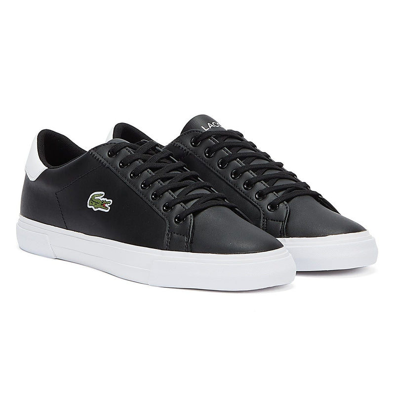 Lacoste Lerond Plus 0121 1 Mens Black/White Trainers