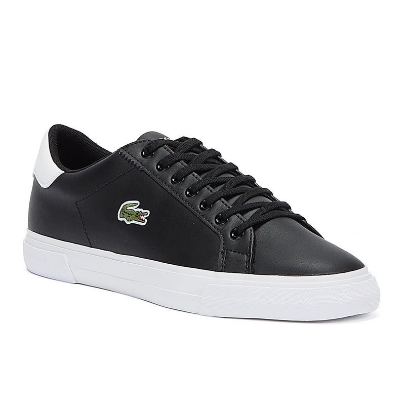 Lacoste Lerond Plus 0121 1 Mens Black/White Trainers