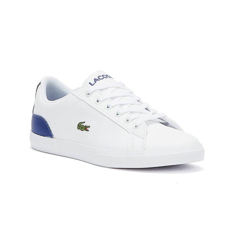 Lacoste Lerond 0722 1 Junior White / Blue Trainers