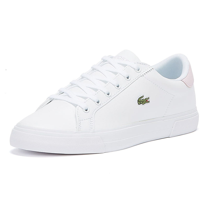 Lacoste Lerond Plus 0722 1 Womens White / Light Pink Trainers
