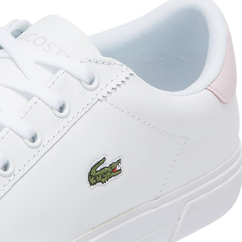 Lacoste Lerond Plus 0722 1 Womens White / Light Pink Trainers