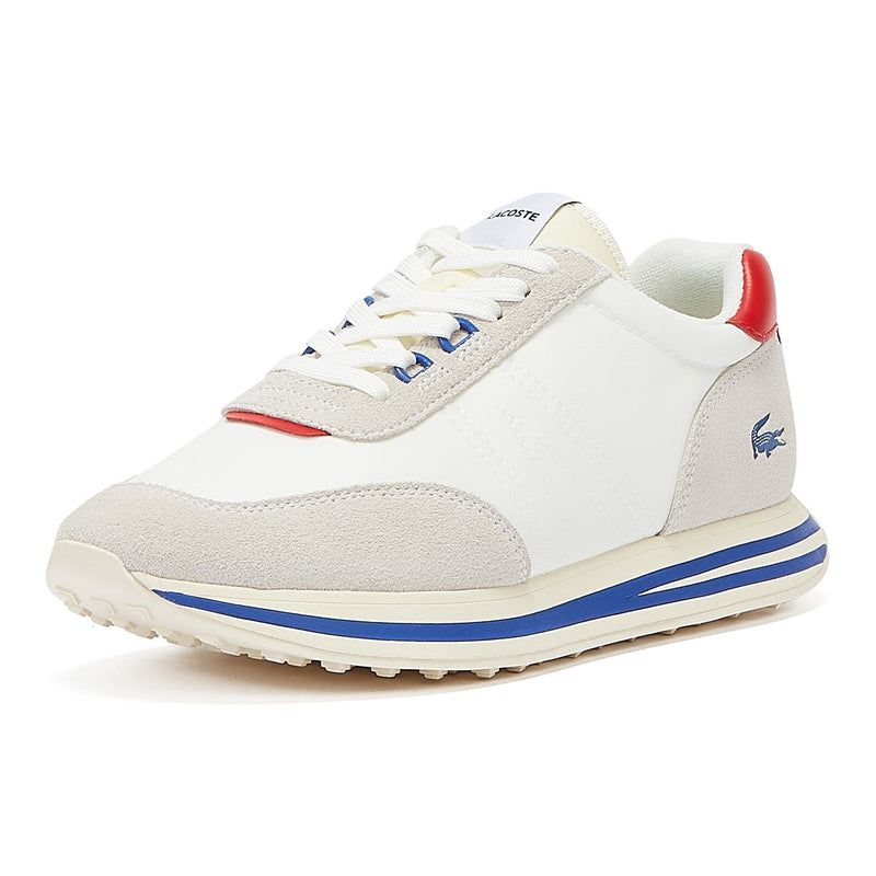 Lacoste L-Spin 0922 1 Mens White / Red Trainers
