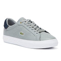 Lacoste Powercourt 2.0 Mens Grey / White Trainers