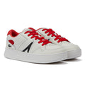 Lacoste L005 222 1 Mens White / Red Trainers