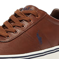 Ralph Lauren Hanford Baskets en cuir marron clair pour homme