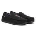 Ralph Lauren Declan Twill Bear Mens Black Slippers