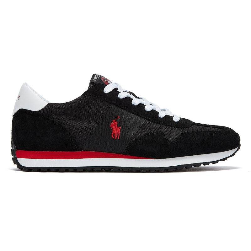Ralph Lauren Train 85 Mens Black / Red Trainers