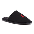 Ralph Lauren Klarence Cotton Mens Black / Red Slippers