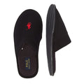 Ralph Lauren Klarence Cotton Mens Black / Red Slippers