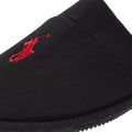 Ralph Lauren Klarence Cotton Mens Black / Red Slippers