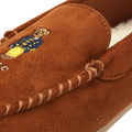 Ralph Lauren Declan Bear Mens Brown Slippers
