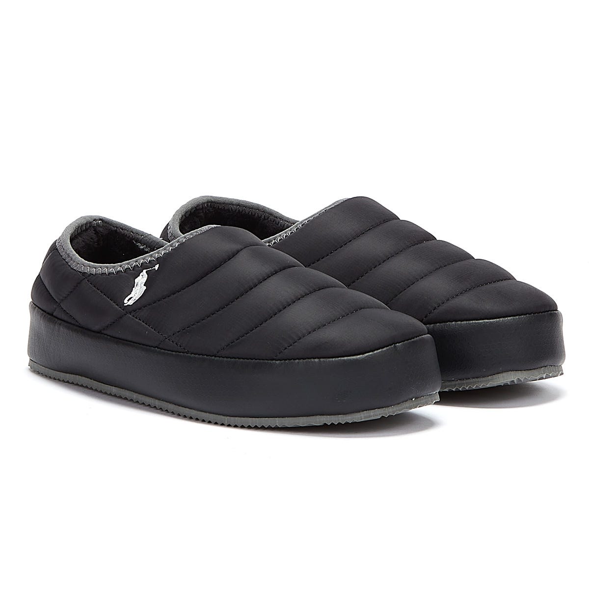 Ralph Lauren Maxson Mens Black Slippers