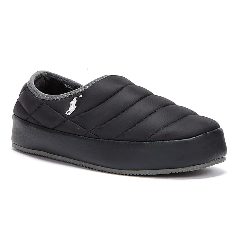 Ralph Lauren Maxson Mens Black Slippers