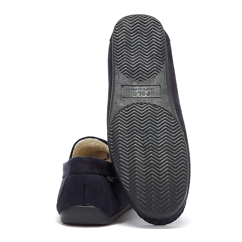 Ralph Lauren Declan Mens Navy Slippers